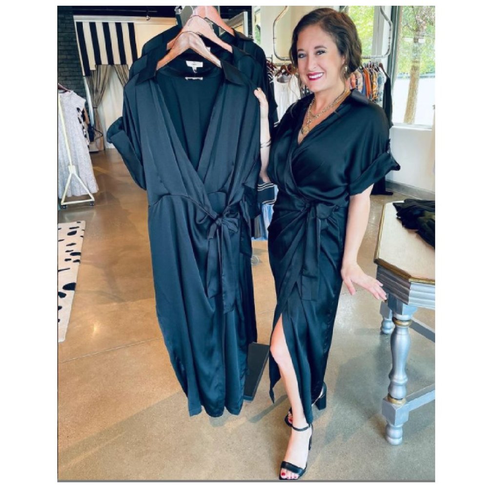 The Perfect Date Night Dress-Midnight Black